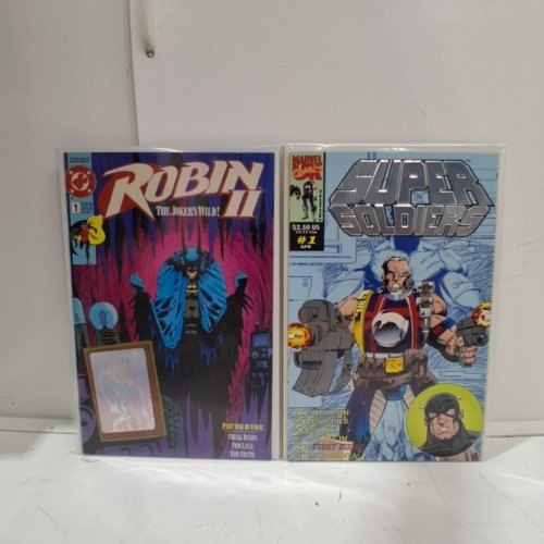4 ASSTD MARVEL, AND DC COMIC BOOKS - SLEEPWALKER #8, THE DESTROYER #2, SUPER SOLIDER #1, ROBIN II #1 - VARIOUS AUTHORS image 3