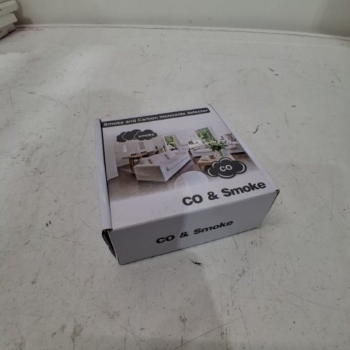 CO & SMOKE COMBINATION SMOKE AND CARBON MONOXIDE DETECTOR WITH DISPLAY - WHITE (MODEL:JZA-540COM-01) image 3