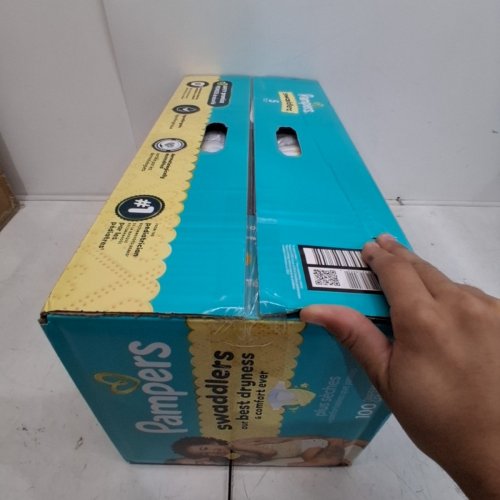100PK PAMPERS SWADDLERS 100% LEAKPROOF DISPOSABLE BABY DIAPERS - SIZE 5 image 3