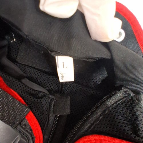 FULL BODY PROTECTION MOTORCYCLE BODY ARMOR JACKET - LARGE - BLACK/RED image 3