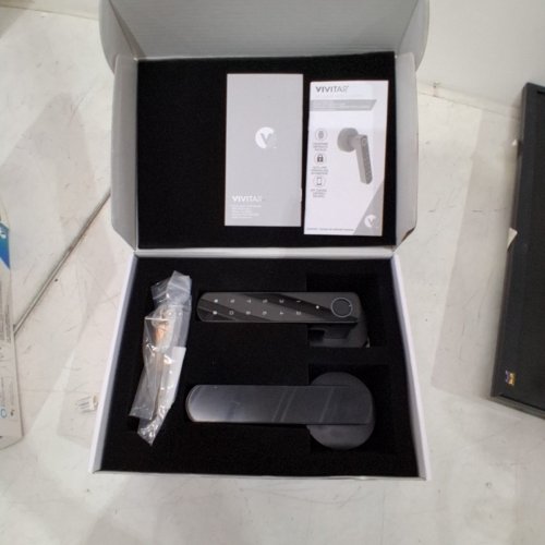 VIVITAR SMART BUILT IN WIFI DOOR LEVER - BLACK (MODEL: HA003A) image 3