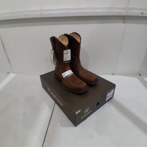 MEN'S ARIAT RAMBLER PATRIOT WESTERN BOOT - SIZE 11.5 - RUSTIC BROWN ( STYLE: 10029692) image 2