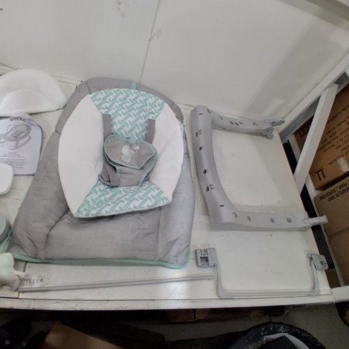INGENUITY KEEP COZY 3-IN-1 GROW WITH ME VIBRATING BABY BOUNCER SEAT & ROCKER - 6-40LBS - BLUE/GREY image 4