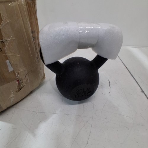 YES4ALL CAST IRON KETTLEBELL - 30 LBS/13.6KG - BLACK image 3
