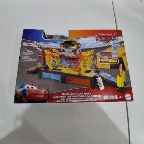 MATTEL DISNEY PIXAR CARS RACE READY CAR WASH PLAYSET WITH VEHICLE - (MODEL: JBM70) image 2