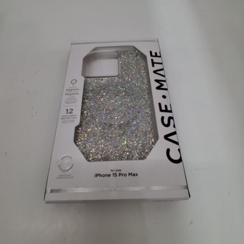 CASE-MATE IMPACT RESISTANT CASE WITH MAGSAFE FOR IPHONE 15 PRO MAX - ABSTRACT FLECK GLITTER (MODEL: CM051662-05) image 5