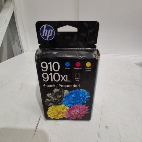 4PK HP ORIGINAL INK CARTRIDGES - CYAN, MAGENTA, YELLOW, BLACK (MODEL: 910XL) image 2
