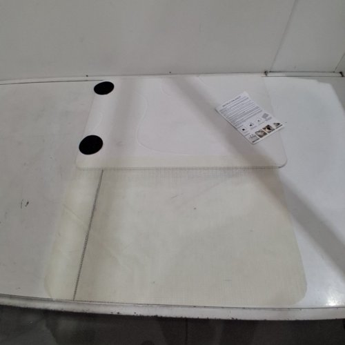 NATURAL DIATOMITE NON-SLIP STONE BATH MAT - 23.7" X 15.4" X 0.3" - WHITE (MODEL: STONE BATH MAT-S) image 2