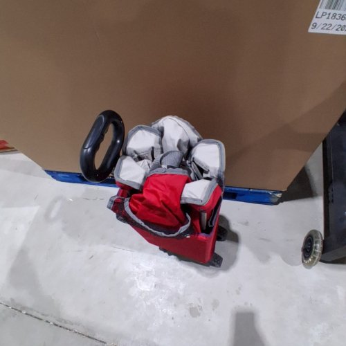 BPS QUAD-FOLD WAGON - 35" X 18" X 22" - RED/GREY (MODEL: 331330) image 5