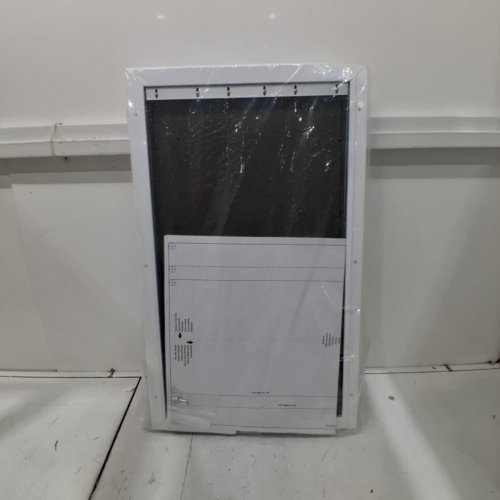 PETSAFE EXTREME WEATHER ENERGY EFFICIENT ALUMINUM PET DOOR - INSULATED FLAP SYSTEM - X-LARGE - WHITE (MODEL: ZPA19-16855) image 2