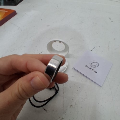 UNISEX SMART RING HEALTH/FITNESS TRACKER, WATERPROOF SMART RING WITH ACTIVITY, SLEEP, HEALTH & STEP MONITORING - SIZE 9 - SILVER image 3