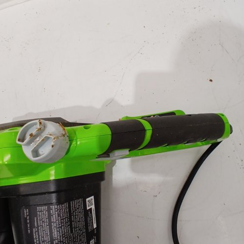 GREENWORKS CORDED ELECTRIC CHAINSAW - 10.5 AMP - 14" - BLACK/GREEN (MODEL: 20222) image 6