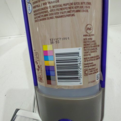 SWIFFER POWERMOP WOOD MOP FOR WOOD FLOOR CLEANING WITH CLEANER - WHITE/PURPLE image 2