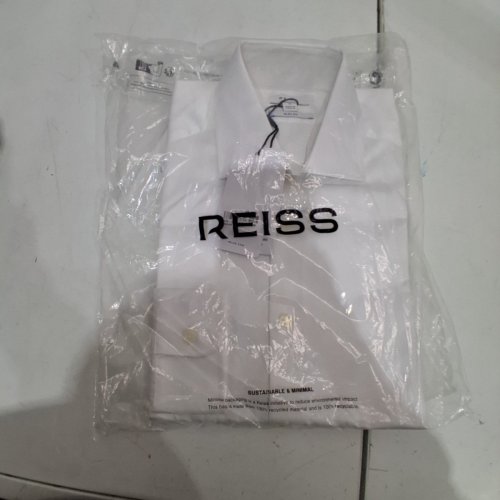 MEN'S REISS SLIM FIT DRESS SHIRT - MEDIUM - WHITE (STYLE: WB 3940) image 3