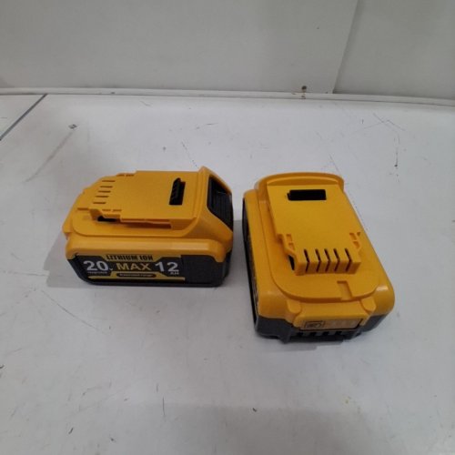 2PK KIGWOF 12AH REPLACEMENT BATTERY FOR DEWALT 20V - YELLOW/BLACK image 3