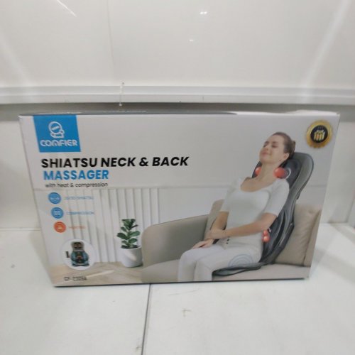COMFIER SHIATSU NECK AND BACK SHIATSU MASSAGER WITH HEAT FUNCTION - BLACK/GREY (MODEL: CF-2309A) image 6