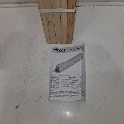 25pk VEVOR WOODEN FENCE STAKES - 48" - natural image 3