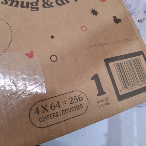 192PK HUGGIES SNUG AND DRY DIAPERS WITH TRIPLE LAYER PROTECTION - SIZE 1 - MICKEY MOUSE (STYLE: 5640902) image 3