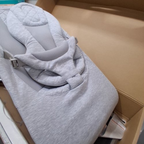 ERGOBABY EVOLVE 3-IN-1 ADJUSTABLE BOUNCER SEAT/CHAIR FOR NEWBORNS TO TODDLERS - 20LBS CAPACITY - LIGHT GREY (MODEL: EVLBNCLTGRYNA) image 3