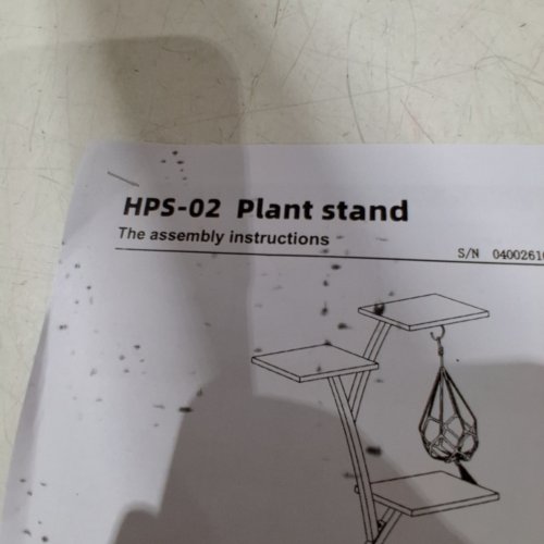8-TIER INDOOR PLANT STAND WITH LIGHTS - 68.11" - BLACK/BROWN (MODEL: HPS-02-AM) image 2
