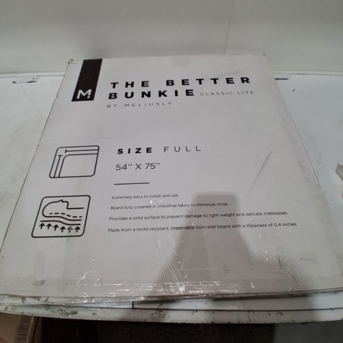 MELIUSLY BETTERBUNKIE BOARD FOR MATTRESS PROTECTION - FULL - GREY (STYLE: CLASSIC LITE) image 5