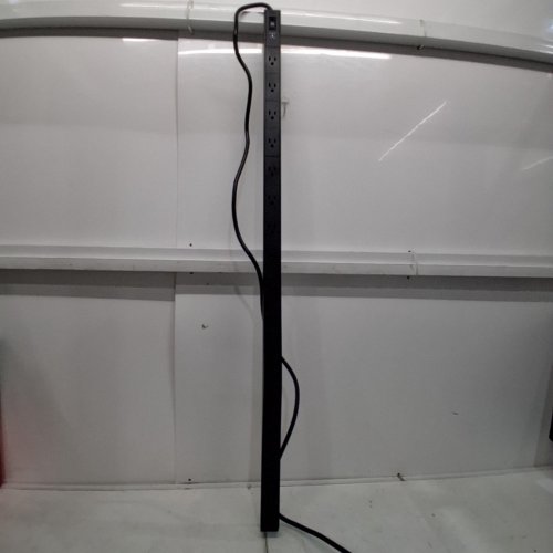 AMAZON BASICS 16 OUTLET HEAVY DUTY METAL SURGE PROTECTOR POWER STRIP BAR WITH 6FT EXTENSION CORD - 1875 WATTS TOTAL - BLACK (MODEL: AC-16QX-D00) image 3