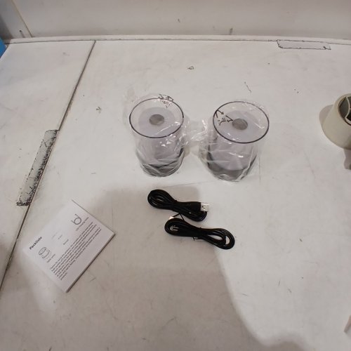 2PK CORDLESS RECHARGEABLE CANDLE LAMPS - 2700 K - BLACK image 4