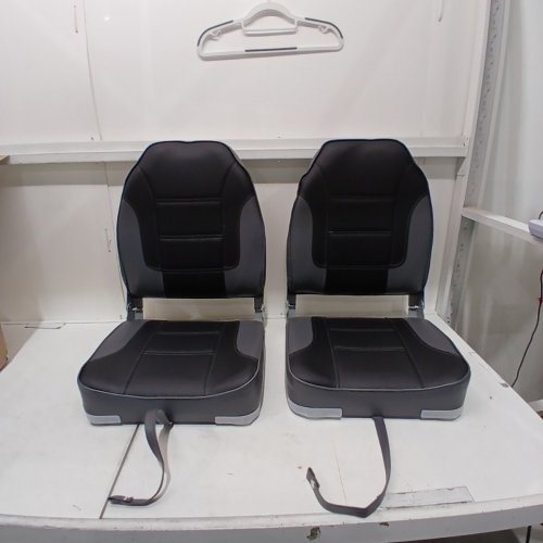 2PK GARVEE FOLDING BOAT SEATS - BLACK / GREY (MODEL: POU_09UZGTTP) image 3