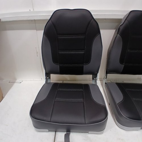 2PK GARVEE FOLDING BOAT SEATS - BLACK / GREY (MODEL: POU_09UZGTTP) image 4