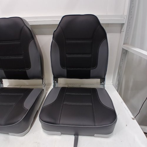 2PK GARVEE FOLDING BOAT SEATS - BLACK / GREY (MODEL: POU_09UZGTTP) image 5