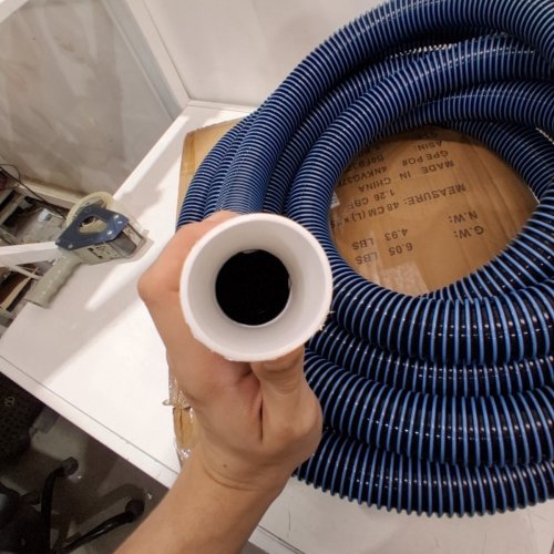 AMAZON BASICS POOL HOSE - 30FT - BLUE/WHITE - (MODEL:AMZ624018) image 3