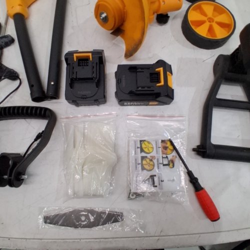 3-IN-1 AMILUO ELECTRIC WEED WACKER WITH BATTERIES - 850W - ORANGE image 5