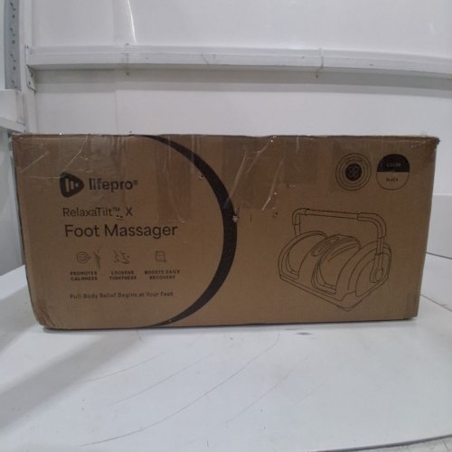 LIFEPRO RELAXATILT X FOOT MASSAGER WITH HEAT - BLACK/BLUE (MODEL: LP-RLXTX-BLK) image 5