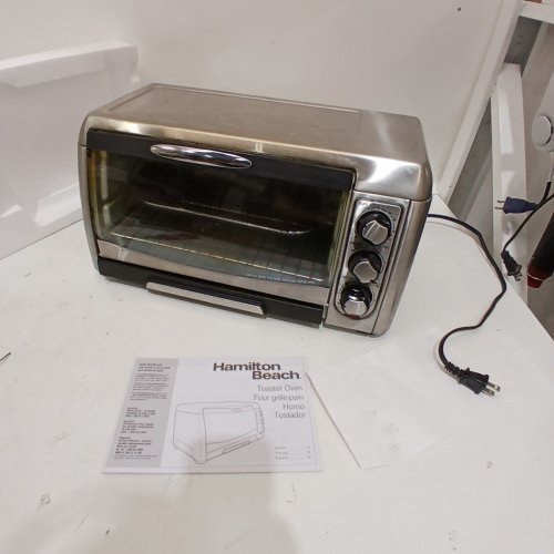 HAMILTON BEACH SURE-CRISP AIR FRYER TOASTER OVEN - STAINLESS STEEL (MODEL: 31323) image 3