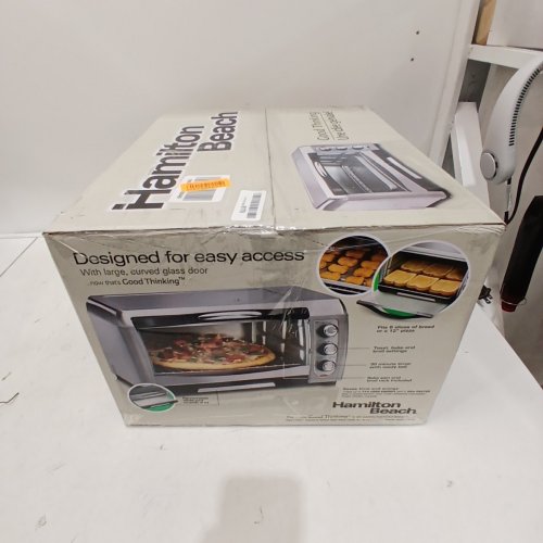 HAMILTON BEACH SURE-CRISP AIR FRYER TOASTER OVEN - STAINLESS STEEL (MODEL: 31323) image 6