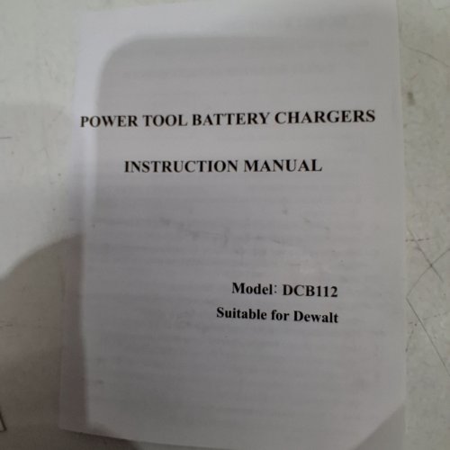 3PK POWER TOOL BATTERY CHARGER WITH 2 BATTERIES - 20V, 3.0AH - ORANGE / BLACK (MODEL: DCB112) image 4