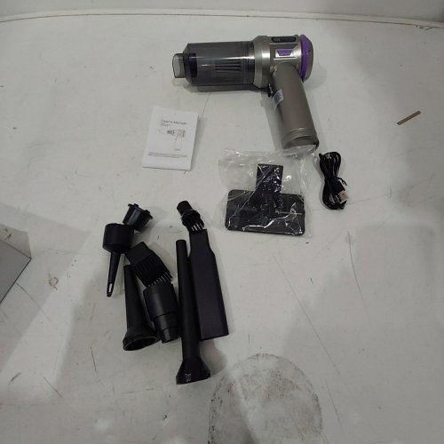 WIRELUME RECHARGEABLE HANDHELD CORDLESS VACUUM CLEANER - 22000PA - GRAY / BLACK / PURPLE (MODEL: CY-113) image 4