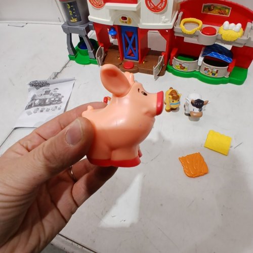 KID'S FISHER-PRICE LITTLE PEOPLE TODDLER LEARNING TOY CARING FOR ANIMALS FARM PLAYSET WITH SMART STAGES FOR PRETEND PLAY - MULTICOLOR (MODEL: JBH64) image 3