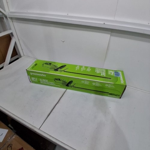GREENWORKS CORDLESS BATTERY OPERATED OUTDOOR HEDGE TRIMMER *TOOL ONLY* - 24V - GREEN (MODEL: HT24B05) image 4