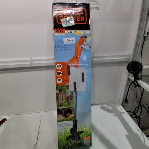 BLACK+DECKER STRING TRIMMER/EDGER - 10" - 20V - BLACK/ORANGE (MODEL: LST201) image 7