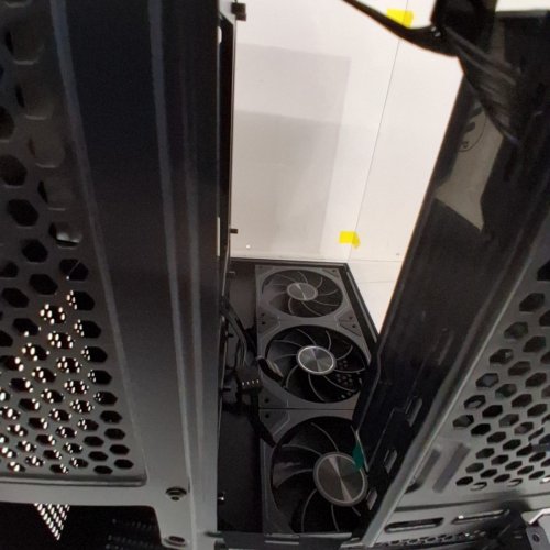 MUSETEX Y6 ATX TEMPERED GLASS SIDE MID TOWER PC COMPUTER CASE *CASE AND FANS ONLY* - BLACK (MODEL: Y6) image 4