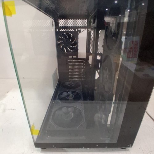 MUSETEX Y6 ATX TEMPERED GLASS SIDE MID TOWER PC COMPUTER CASE *CASE AND FANS ONLY* - BLACK (MODEL: Y6) image 7