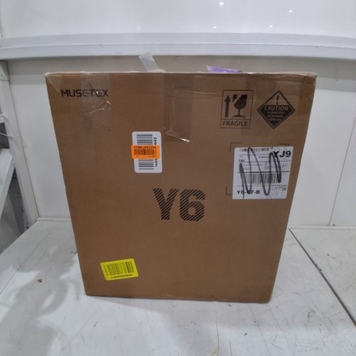 MUSETEX Y6 ATX TEMPERED GLASS SIDE MID TOWER PC COMPUTER CASE *CASE AND FANS ONLY* - BLACK (MODEL: Y6) image 8