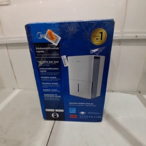 MIDEA ENERGY STAR CERTIFIED DEHUMIDIFIER WITH REUSABLE AIR FILTER AND APP CONTROL - 4,500 SQ.FT - 23.6L - WHITE (MODEL: MAD50C1AWS-A) image 6