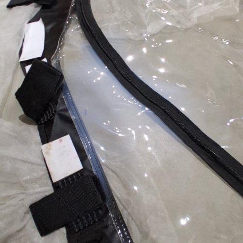 KEMIMOTO UTV SOFT UPPER DOOR CAB ENCLOSURE SET - FITS SELECT POLARIS MODELS - BLACK (MODEL: B0110-15620-BK) image 4