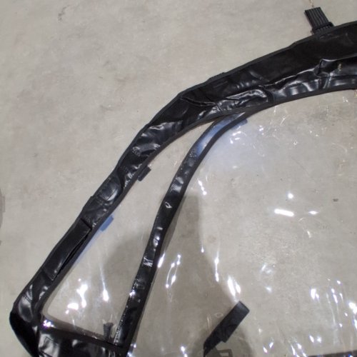 KEMIMOTO UTV SOFT UPPER DOOR CAB ENCLOSURE SET - FITS SELECT POLARIS MODELS - BLACK (MODEL: B0110-15620-BK) image 5