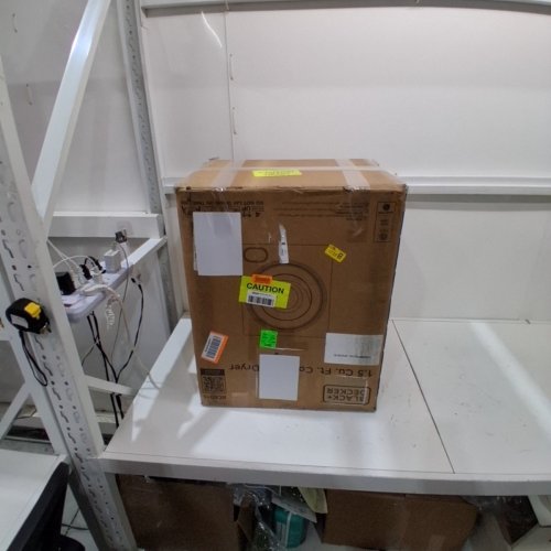 BLACK AND DECKER COMPACT CLOTHES DRYER - 1.5 CU. FT.; 120 V; 850W; 23.8" X 19.5" X 16.1" - LIGHT GRAY (MODEL: BCED15) image 7