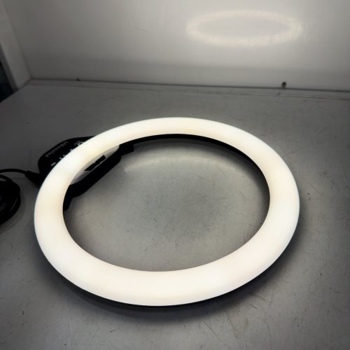 UBEESIZE LED RING LIGHT WITH TRIPOD STAND PHONE HOLDER - UP TO 62"H - 12" - COMPATIBLE WITH ALL CELL PHONES & LIGHTWEIGHT CAMERAS - BLACK (MODEL: TBC001) image 2