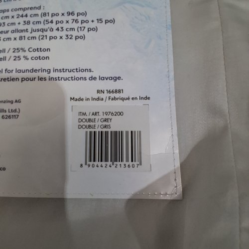6PC SLUMBERCHILL COOLING SHEET SET - FULL - GREY (STYLE : 1796336) image 2