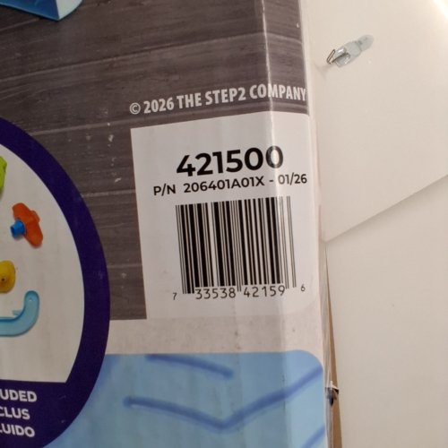 STEP2 DOUBLE SHOWERS SPLASH WATER TABLE - BLUE (MODEL: 421500) image 2